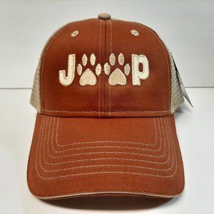 Jeep Inspired Paw Prints Hat Cap Trucker Snapback